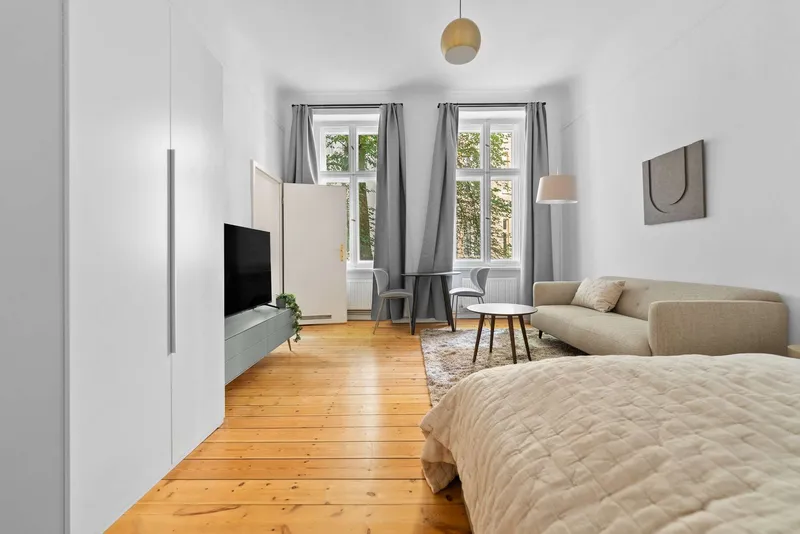 Wunderschöne 1-Zimmer Wohnung in Friedrichshain - voll möbliert — photo 1